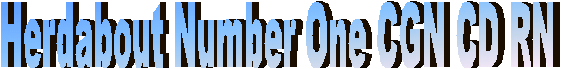 Herdabout Number One CGN CD RN